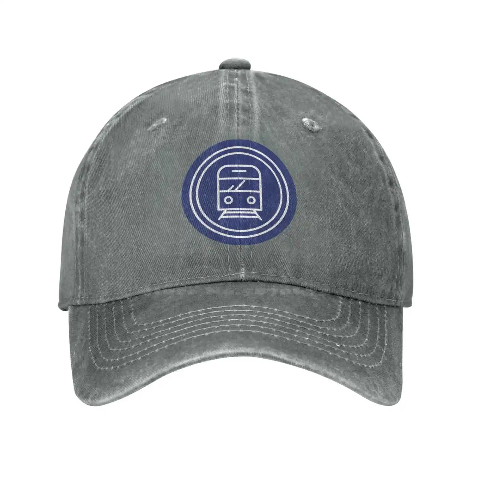 CoinMetro Simbolinis Aukščiausios Kokybės Logotipas Džinsinio audinio dangtelis Beisbolo kepurė Megzta kepurė
