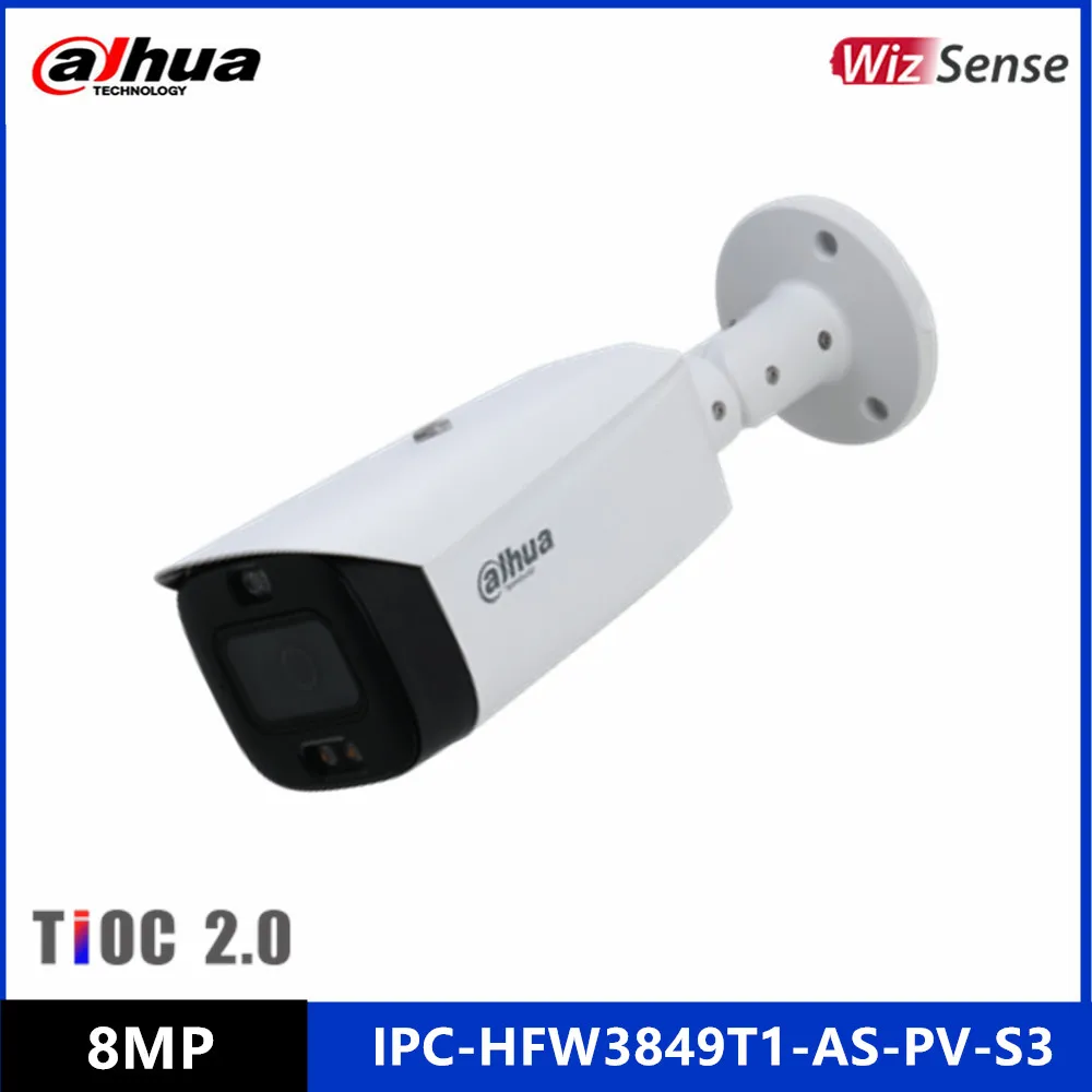 Dahua IPC-HFW3849T1-KAIP-PV-S3 8MP TIOC2.0 & IPC-HFW3849T1-KAIP-PV TIOC1.0 Full WizSense IP Kameros