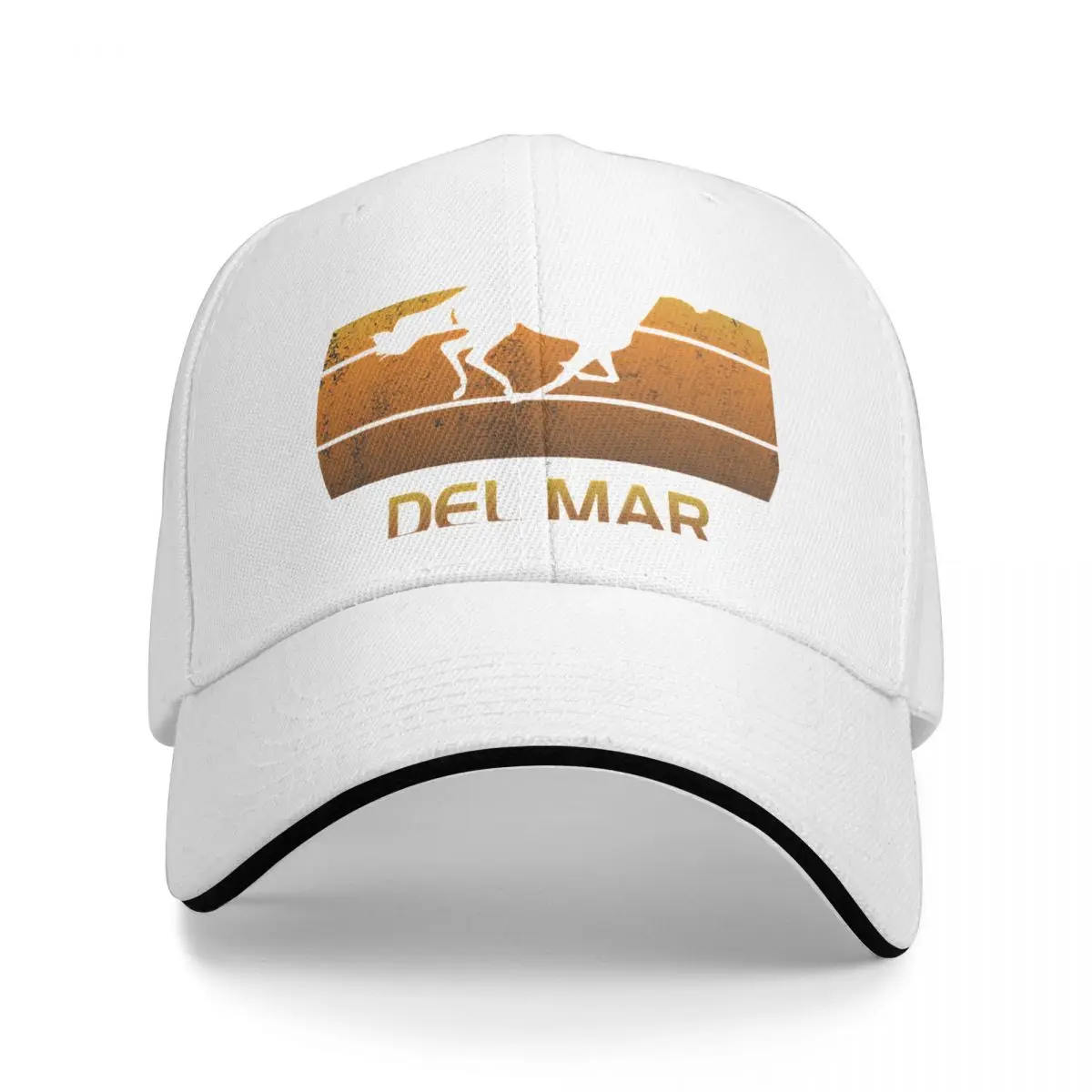 Del Mar Kalifornijos Žirgų Lenktynių Gerbėjas Parkas PremiumCap Beisbolo kepuraitę paplūdimio skrybėlę trucker bžūp golfo skrybėlę moterų Vyrų