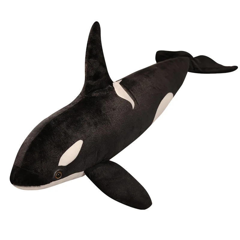 Dirbtinis žudikas banginių lėlės pliušinis žaislas jūros padaras, humpback whale lėlės pagalvę skudurines lėlės