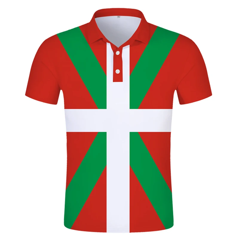 Euskadi Polo Marškinėliai Nemokamai Užsakymą Pavadinimas Vitoria Gasteiz Poloshirt Spausdinimo Vėliavos Žodis Bilbo Sebastiano Baskų, Ispanų Drabužių