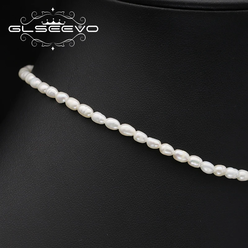 GLSEEVO Natūralių Gėlavandenių Perlų 2022 Naujo Dizaino Briedžių Karoliai Karoliai Prabangos Tendencija Moterų Fine Jewelry-Metį GiftGN0443