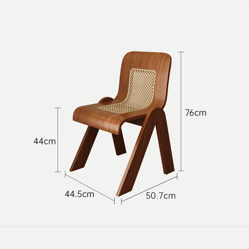 Grindų Medinių Valgomojo Kėdės Mobiliojo Rotango Dizaino, Modernaus Minimalistinio Valgomojo Kėdės Miegamojo, Virtuvės Sillas De Comedor Namų Baldai