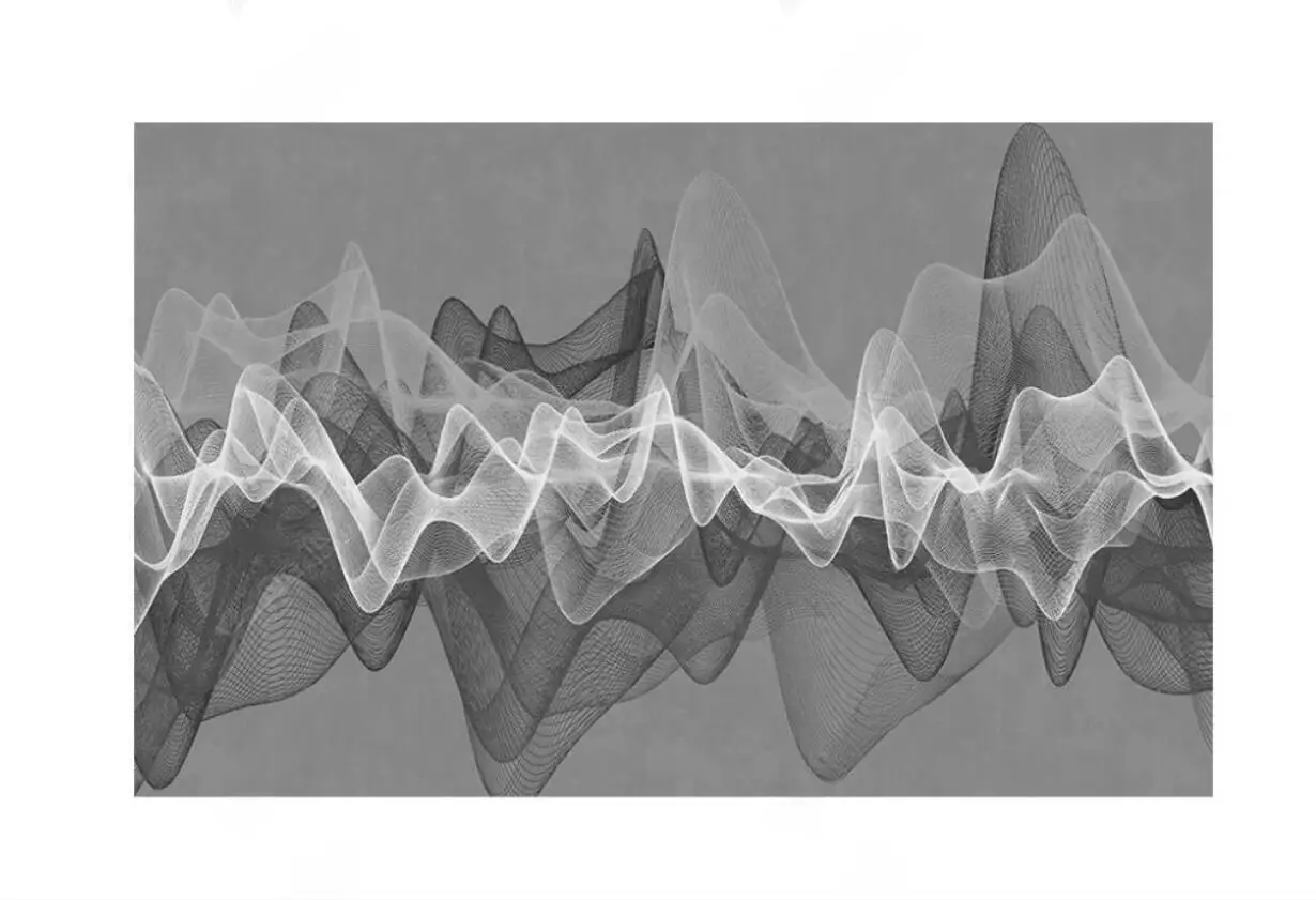 Individualizuotos Fono paveikslėlis nuotraukos abstrakčios linijos dūmų pilka TV fono sienos Freskos namų puošybai kambarį miegamasis 3D Tapetai