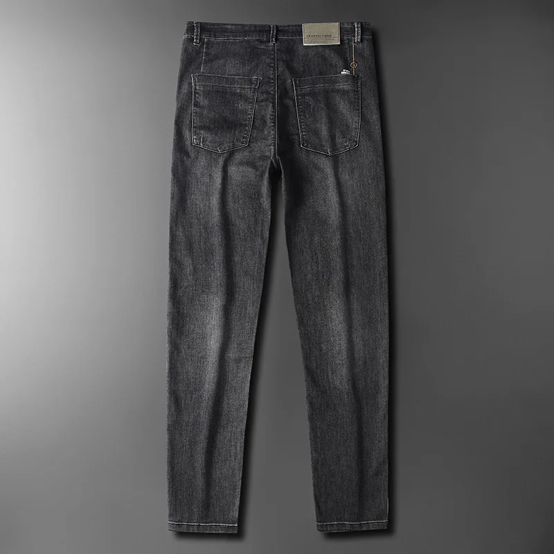 Lansboter Mados Universalus Pavasarį Ir Rudenį Jeans vyriškos Kelnės Tiesios Kasdien Atsitiktinis Verslo Džinsai