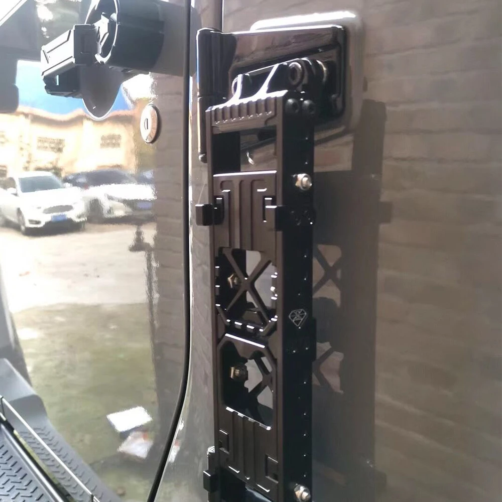 Lantsun JL1232 šoninės durys pedalas, skirtas jeep wrangler JK ir wrangler JL pusėje, durys, kopėčios durų vyrių žingsnis