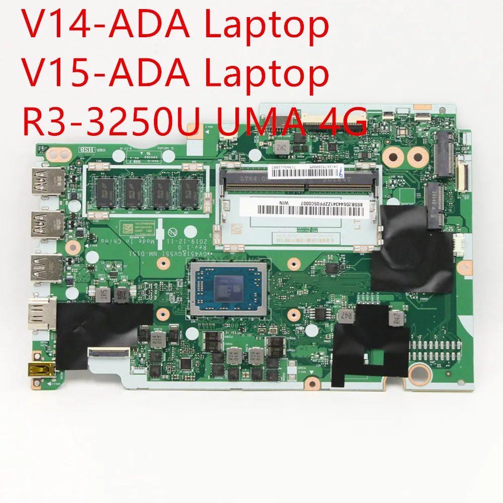 Motininė plokštė Lenovo V14-ADS/ V15-ADA Nešiojamas Mainboard R3-3250U UMA 4G 5B20S44341