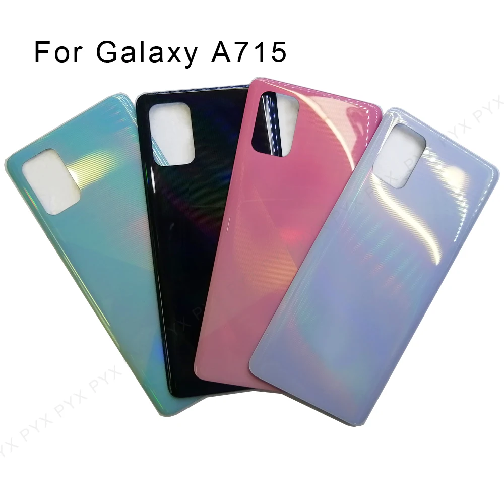 Naujas Galinis Dangtelis Skirtas Samsung Galaxy A71 A51 A31 A515 A715 Originalus Telefonas Skydo Korpusas Atveju Galinis Baterijos Dangtelis Su Klijais