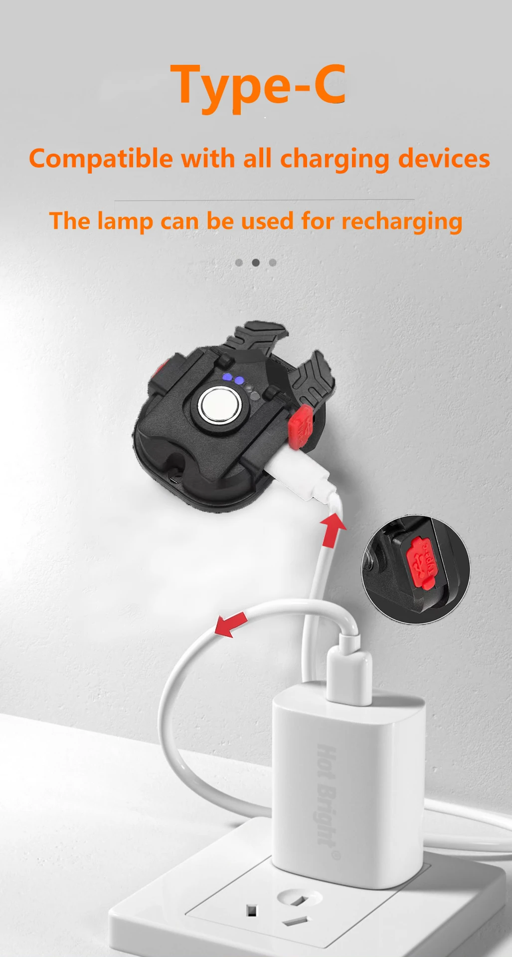 Nešiojamas Įkraunamas LED Žibintuvėlis Pultelio Šviesos Fakelas, Žibintų 4 Apšvietimo Režimai Darbą Šviesos Kempingas Šviesos Mini Led Žibintuvėlis