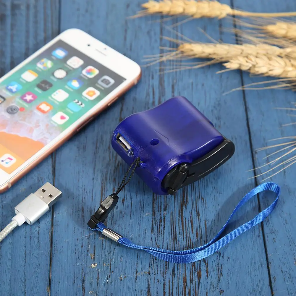 Nešiojamų 5.5 V USB Ranka Sukamas Elektros Generatoriaus Avarinė Avarinis Generatorius, Rankinis Galios Banko Telefono Įkrovimo Išgyvenimo Reikmenys SOS