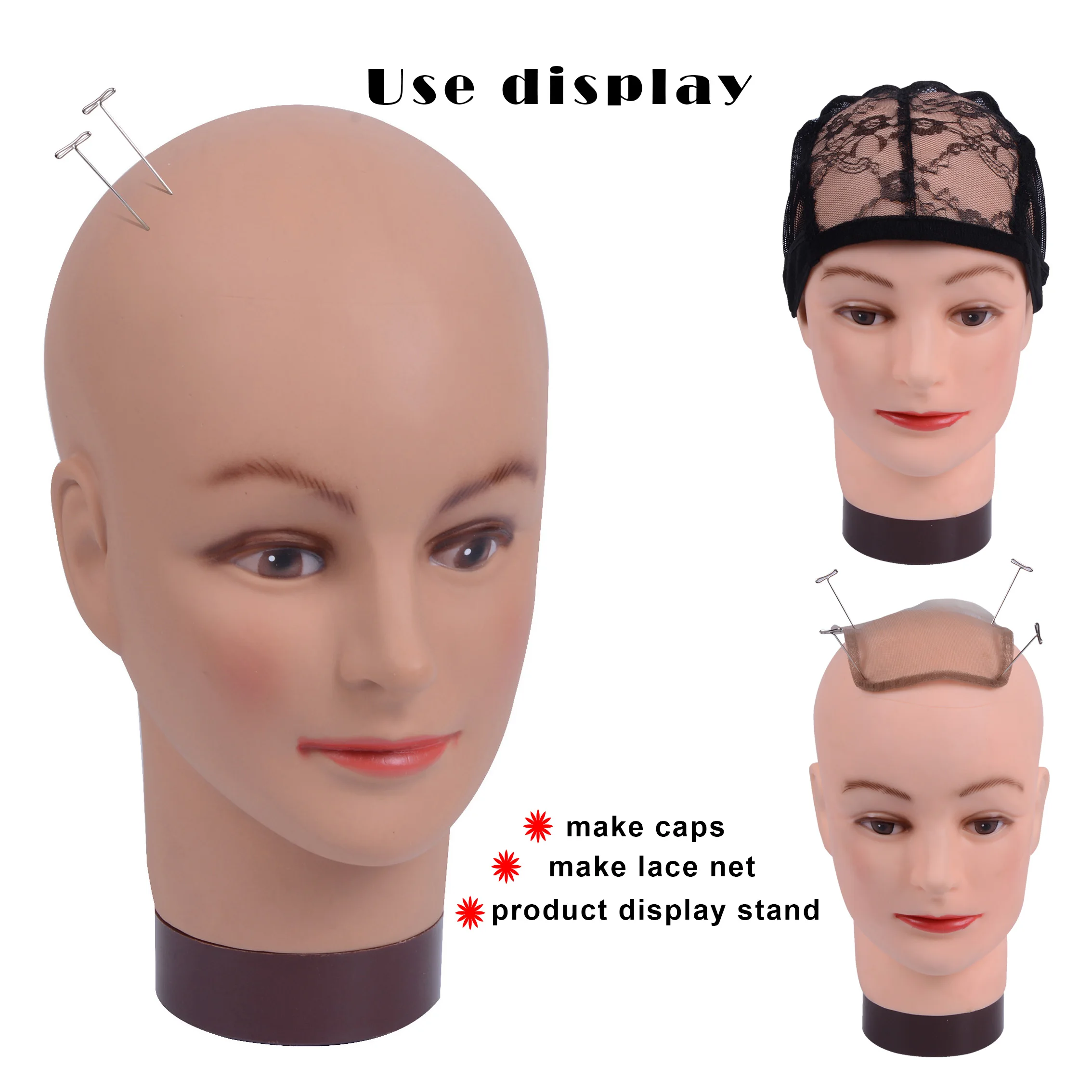 Plikas Manekeno Galva Su Apkaba Moterų Manekeno Galvos Peruką Padaryti Skrybėlę Ekranas Kosmetologijos Manikin Galvos Makiažo Praktika