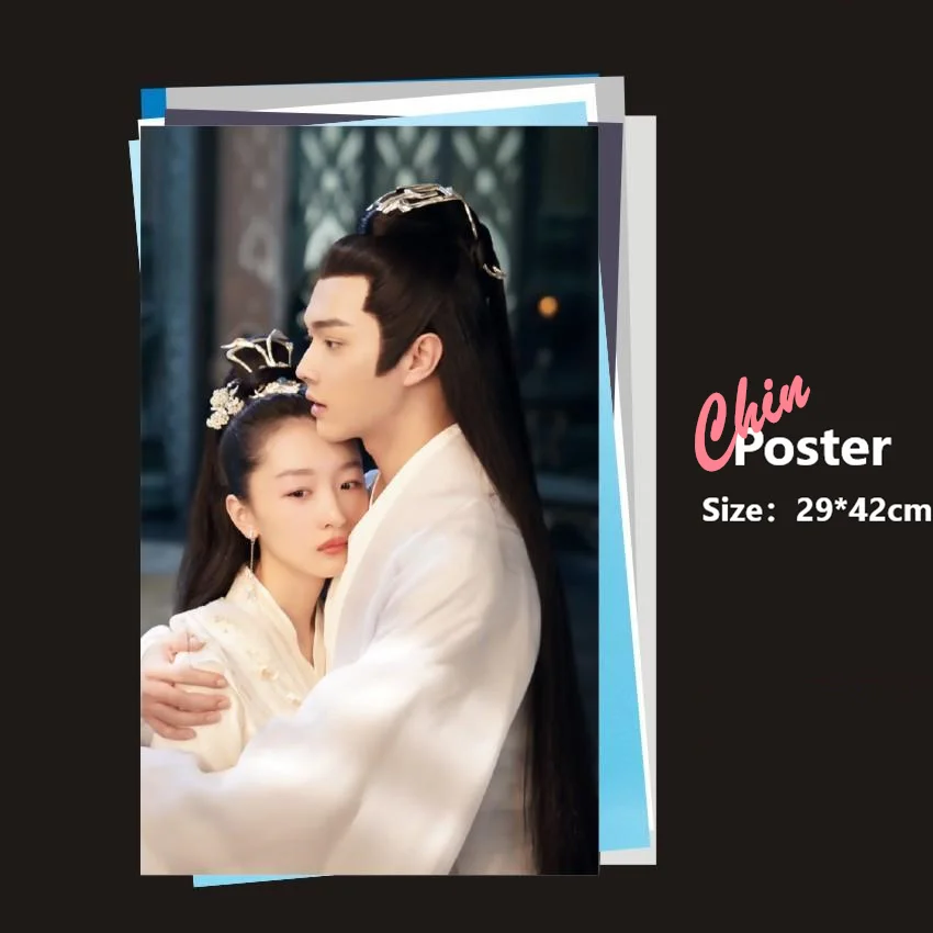 Senovės Meilės Poezija Qian Jue Gu Cheng Xu Ka Zhou Dongyu Photobook Plakatas Nuotraukų Albumą Atvirukas Kortelės Lipdukas