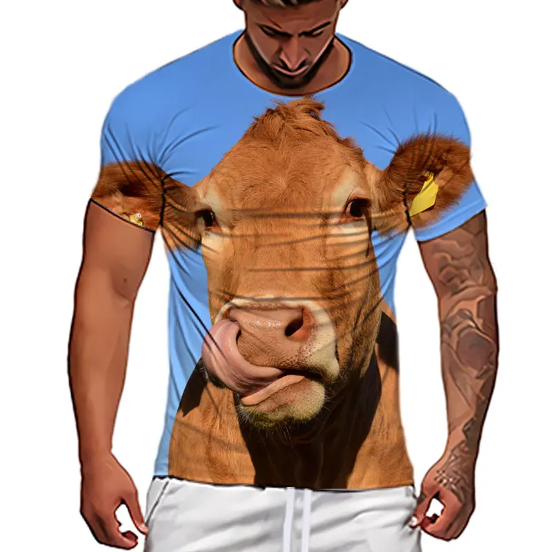 SuperCool Juokinga T-shirt Vyrai Moterys Atsitiktinis Hip-Hop Street Drabužių Kiaulių Grafikas 3D Spausdinimo vyriški T Shirts Vasaros trumpomis Rankovėmis Viršūnes Tee
