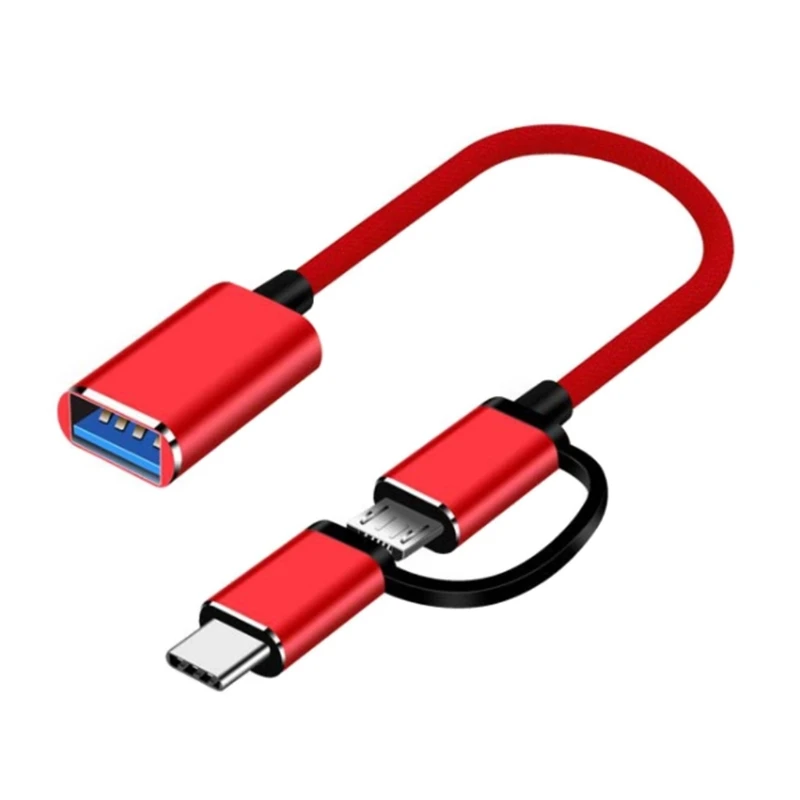 Tipas-C Micro Male į USB Moterų Konverteris OTG Adapteris Naudojamas 