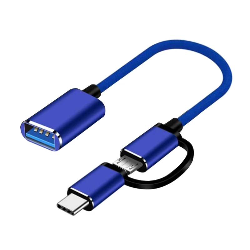 Tipas-C Micro Male į USB Moterų Konverteris OTG Adapteris Naudojamas 