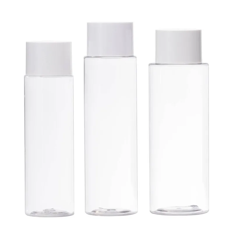 Tuščių Plastikinių PET Skaidri 150ML 200ML 250ML 5oz 8oz Kosmetikos, Šampūnas, Losjonas Konteinerių Daugkartiniai Butelis