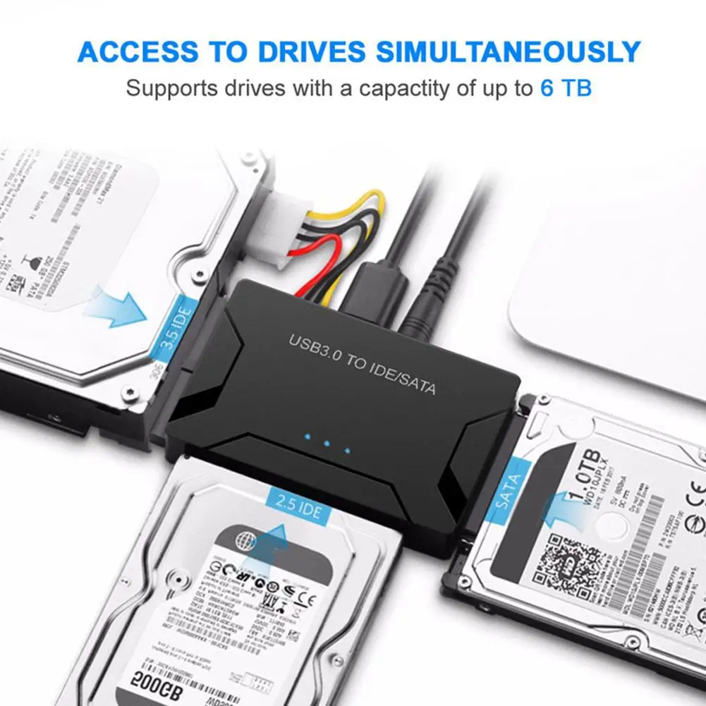 Zilkee Ultra Atkūrimo Konverteris USB 3.0 Sata HDD SSD Standžiojo Disko Duomenų Perdavimo Converter SATA Adapterio Kabelis