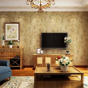 American retro stiliaus lipnios tapetai kaimo miegamojo kambarį namuose lipnios fono sienos tapetai tėtis peint